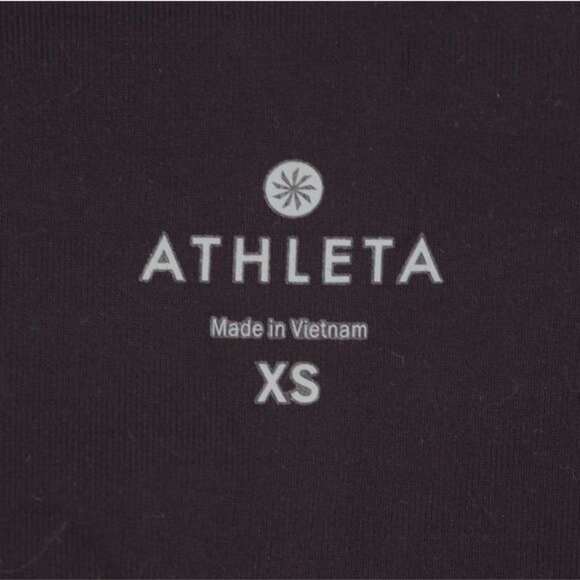 Athleta Elation Women's Extra Small Purple Mid Rise Capri Activewear Leggings - Picture 7 of 9